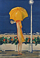 カシニョール　日傘を持つ女性