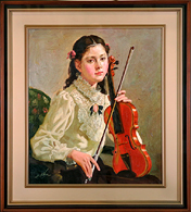 奥龍之介　バイオリンの少女