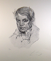 サルバドール ダリ　ピカソの肖像画
