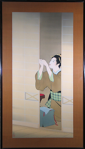 上村松園 絵画 夕暮 equaljustice.wy.gov