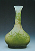 エミール・ガレ　薊（アザミ）文花瓶