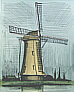 ベルナール　ビュッフェ　風車　